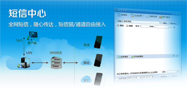 汇讯短信中心